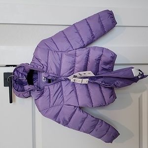 🆕️ NWT Epic Threads Purple Puffer Coat. Toddler Girls Size 4T.